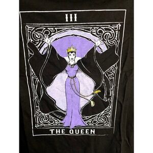 NWT Torrid Disney Evil Queen Tarot Card Classic Cotton Crew Tee 2X